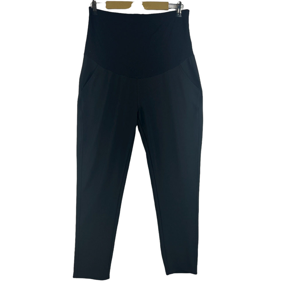 Emma's Maternity Women's Stretchy Comfortable Lounge Pants, Black, Large